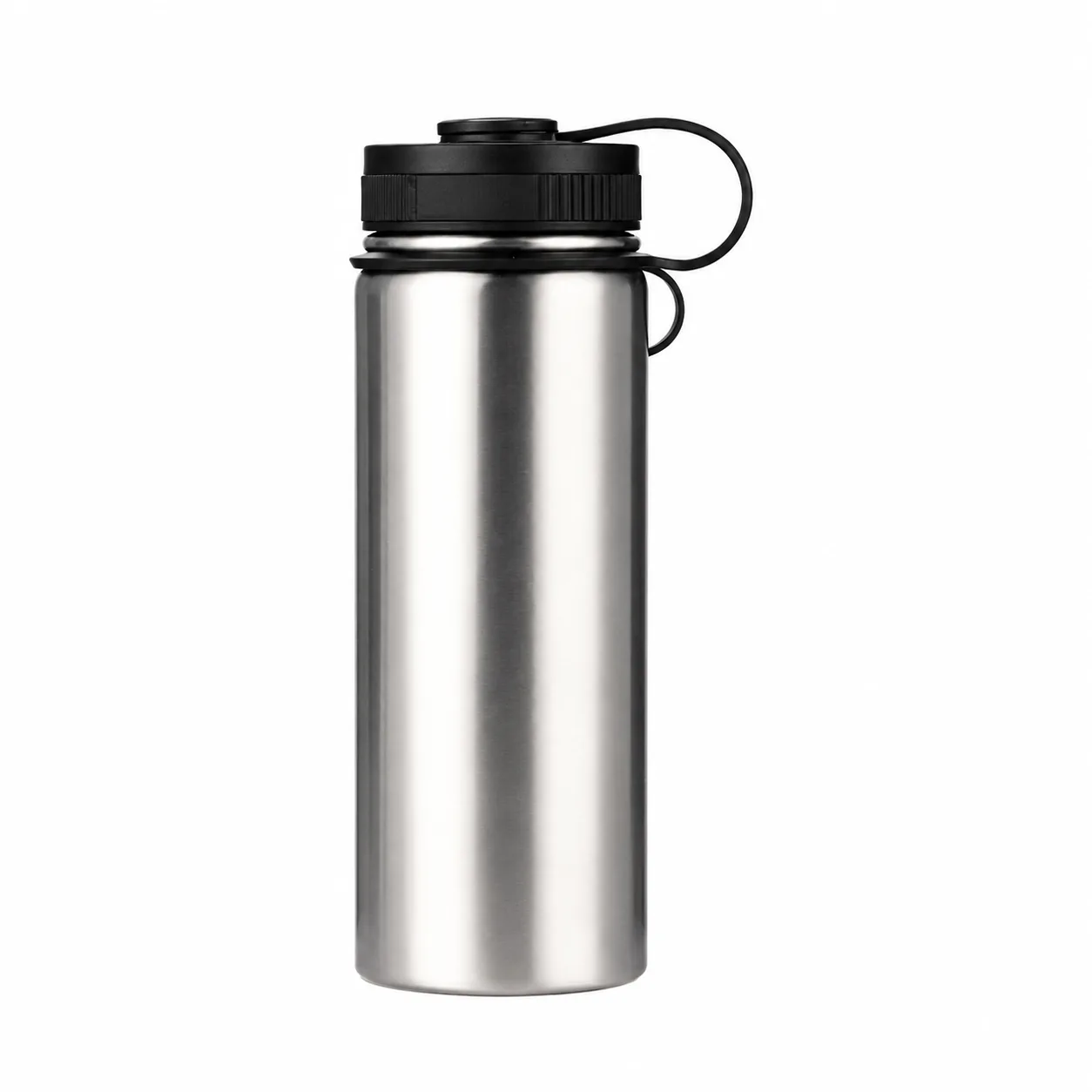 Botella Silver - Acero Inoxidable 18oz. 550ml.