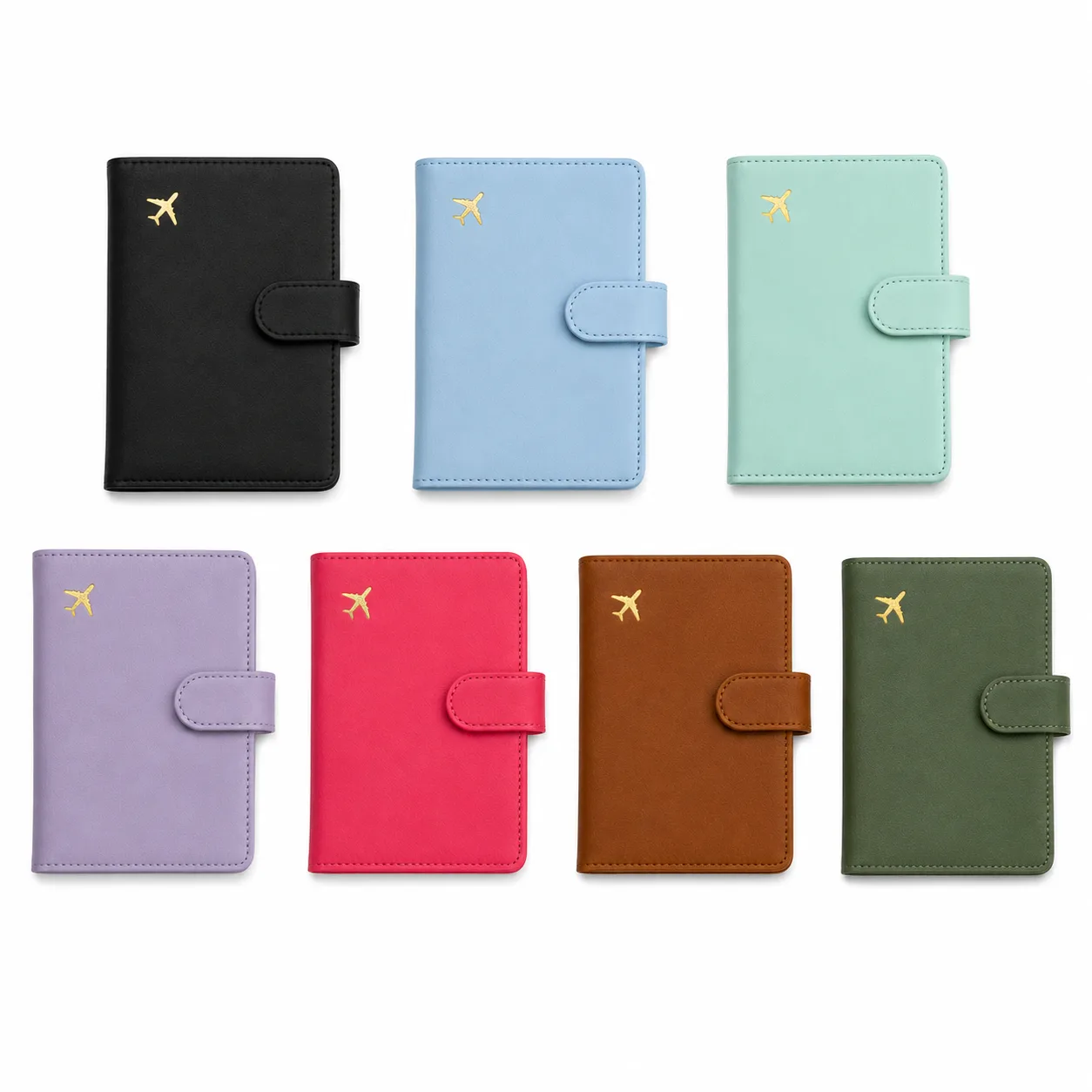 Portapasaporte Broche + Tarjetero