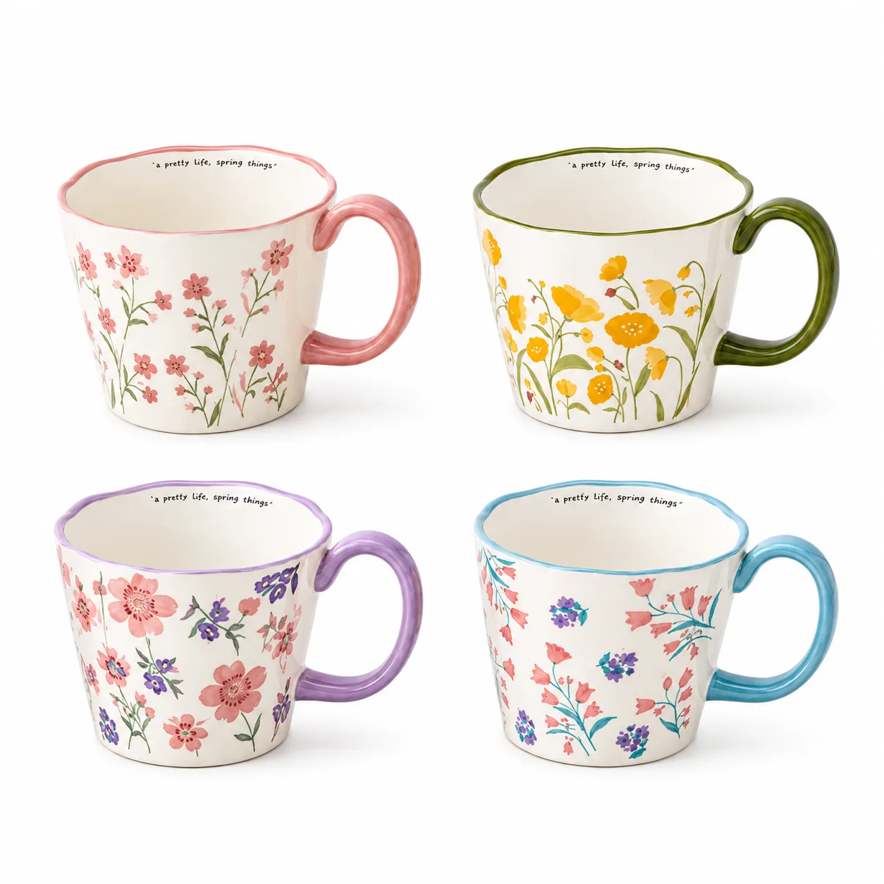 Taza Flores Grandes