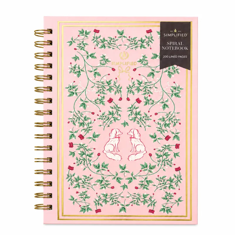 Libreta de Espiral con Perritos