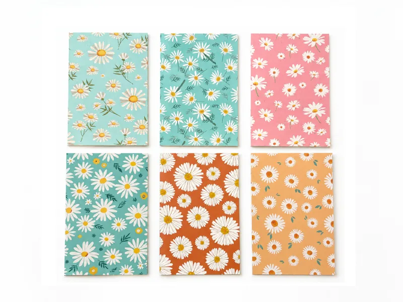 Mini Cuaderno de Flores